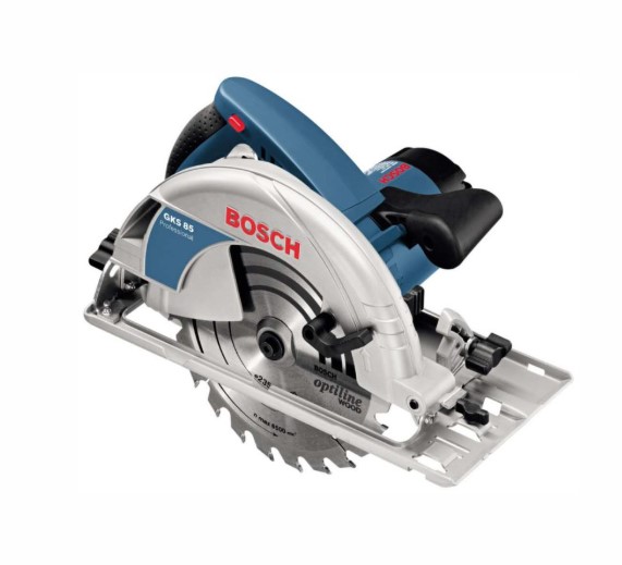 Bosch GKS 85 Professional Circular Saw – High Power Circular Saw for Heavy Duty Wood Cutting, Construction, and Carpentry Applications
